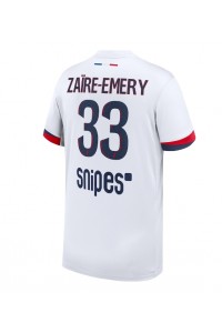Paris Saint-Germain Warren Zaire-Emery #33 Voetbaltruitje Uit tenue 2025-26 Korte Mouw